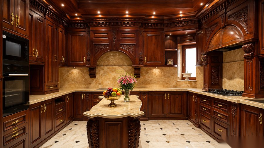 Teak kitchen